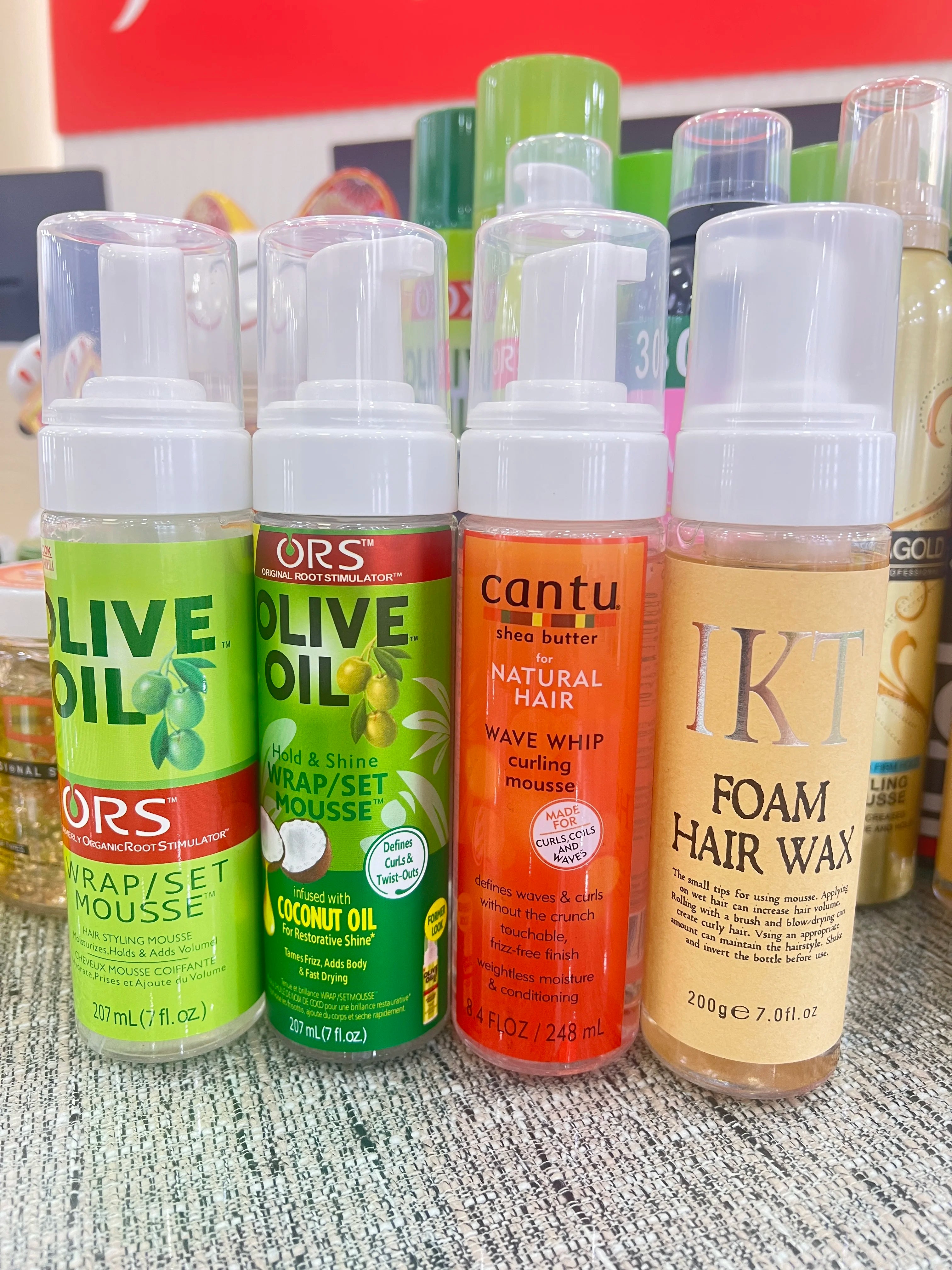 Olive Oil Nourishing Sheen Spray Oil Hair Products Coconut Oil Smoothing Moisturizing Hair Olive Origin 11.7 OZ 10pcs 472g/350g