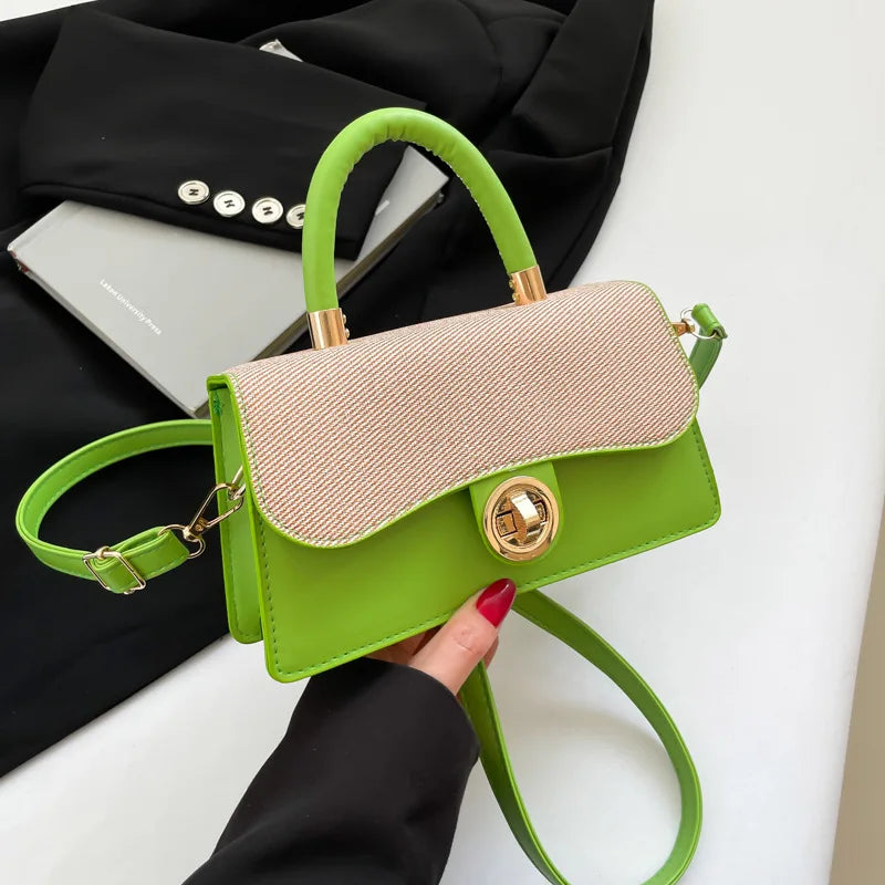 2025 New Women's Commuting Light Luxury Single Shoulder Crossbody Bag Women's Handbag Small Square Bag