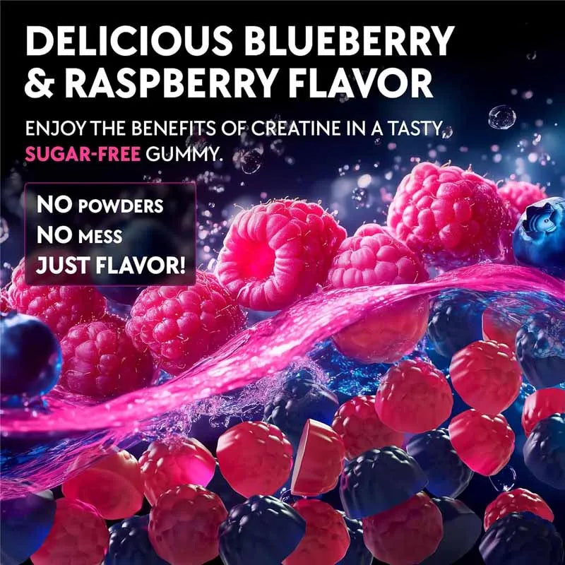 Chinese Wholesale Creatine Monohydrate Gummies Muscle Growth Healthcare Supplements Gummy Candy Strength & Energy Soft Candies