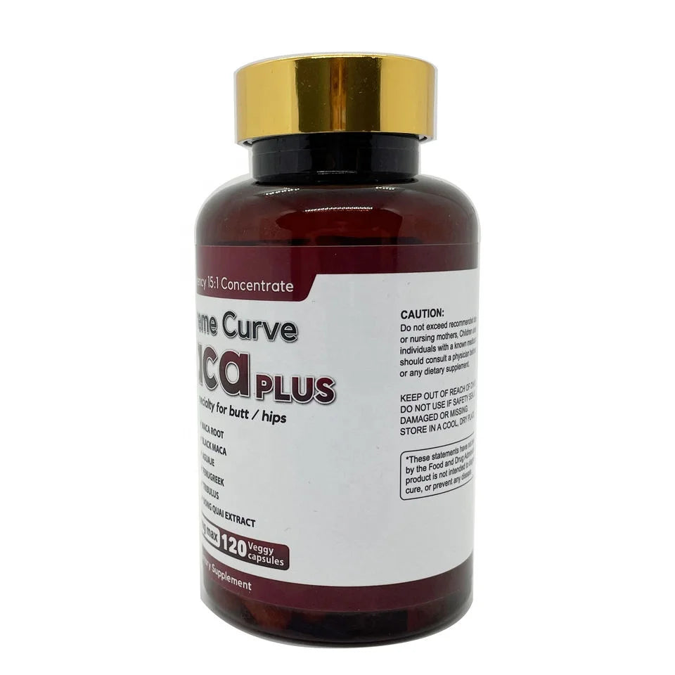 LOW MOQ Ultimate Maca Pills for Butt Hips Enlargement Hip Enhancement Capsules MACA Capsules Ultimate Curve Hip and Butt Booster