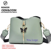 Custom 2024 Bolsas Para Mujer Summer Crossbody Bag Cute Pendant Vegan Leather Handbag for Women