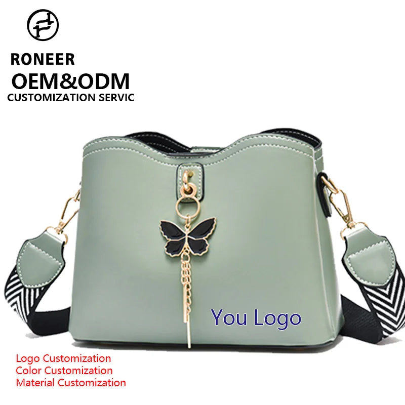 Custom 2024 Bolsas Para Mujer Summer Crossbody Bag Cute Pendant Vegan Leather Handbag for Women