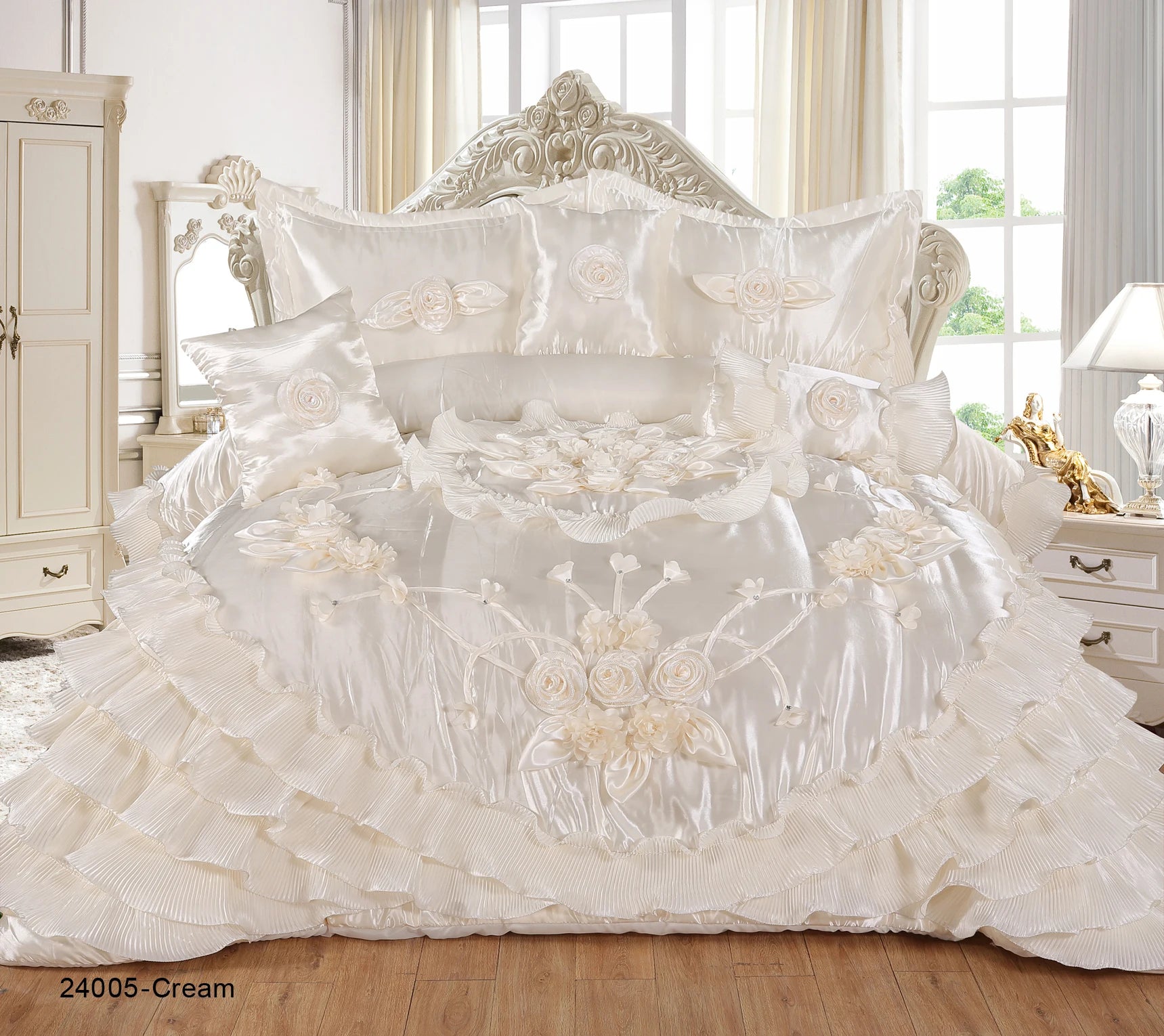 Valentine's Day Wedding Sheet Set Bedding Set king Size for Sale Bride Cotton Duvet Set Bed Sheet king Ready to Ship