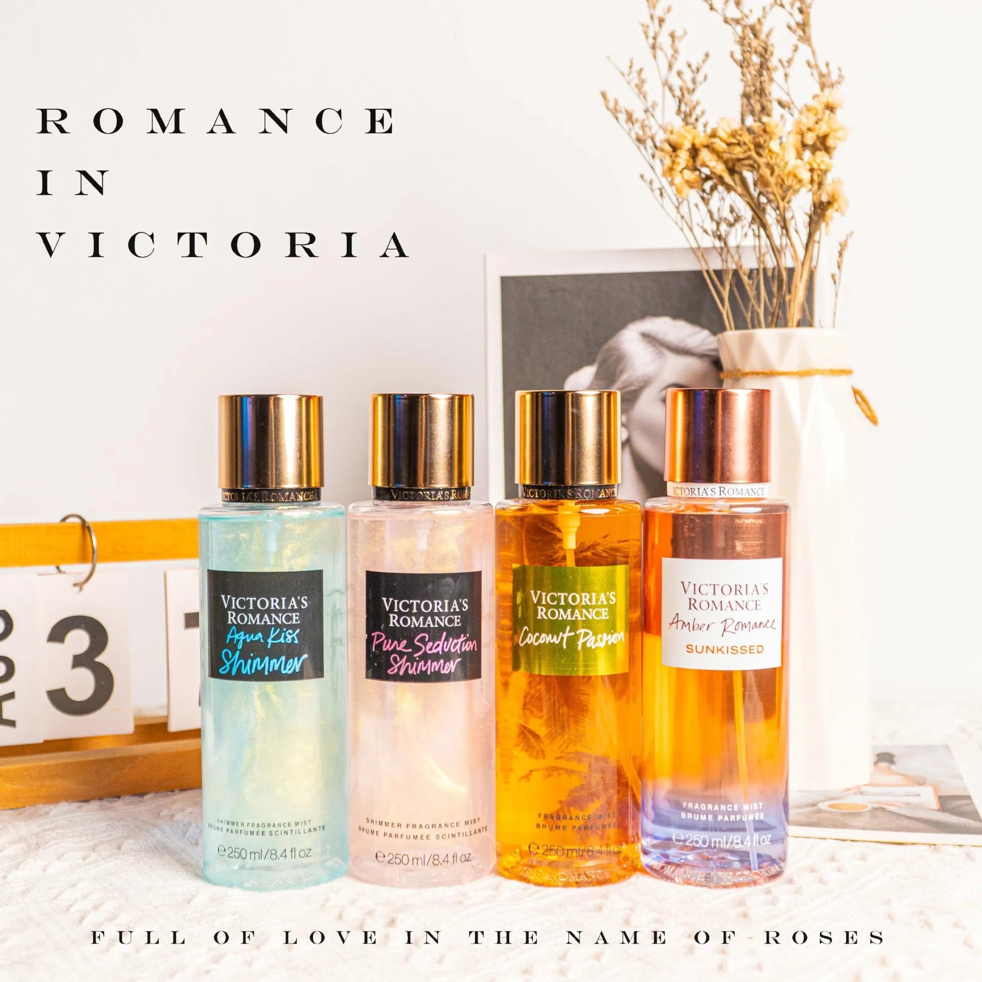 Secret Victoria Brand Parfum Rose-Jasmine-Lemon Classic Fragrance Deodorant Spray Daily Use Wholesale Authentic Women Perfume