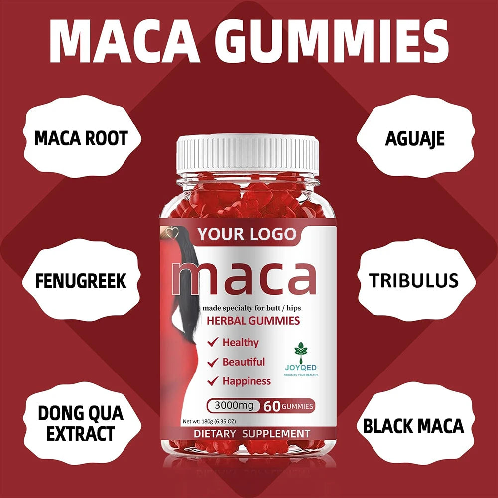 OEM/ODM BBL Curves BBL Gummies Candy Maca Plus Gummy Vitamins Butt-Lifting and Thigh Enlargement Firming Hip