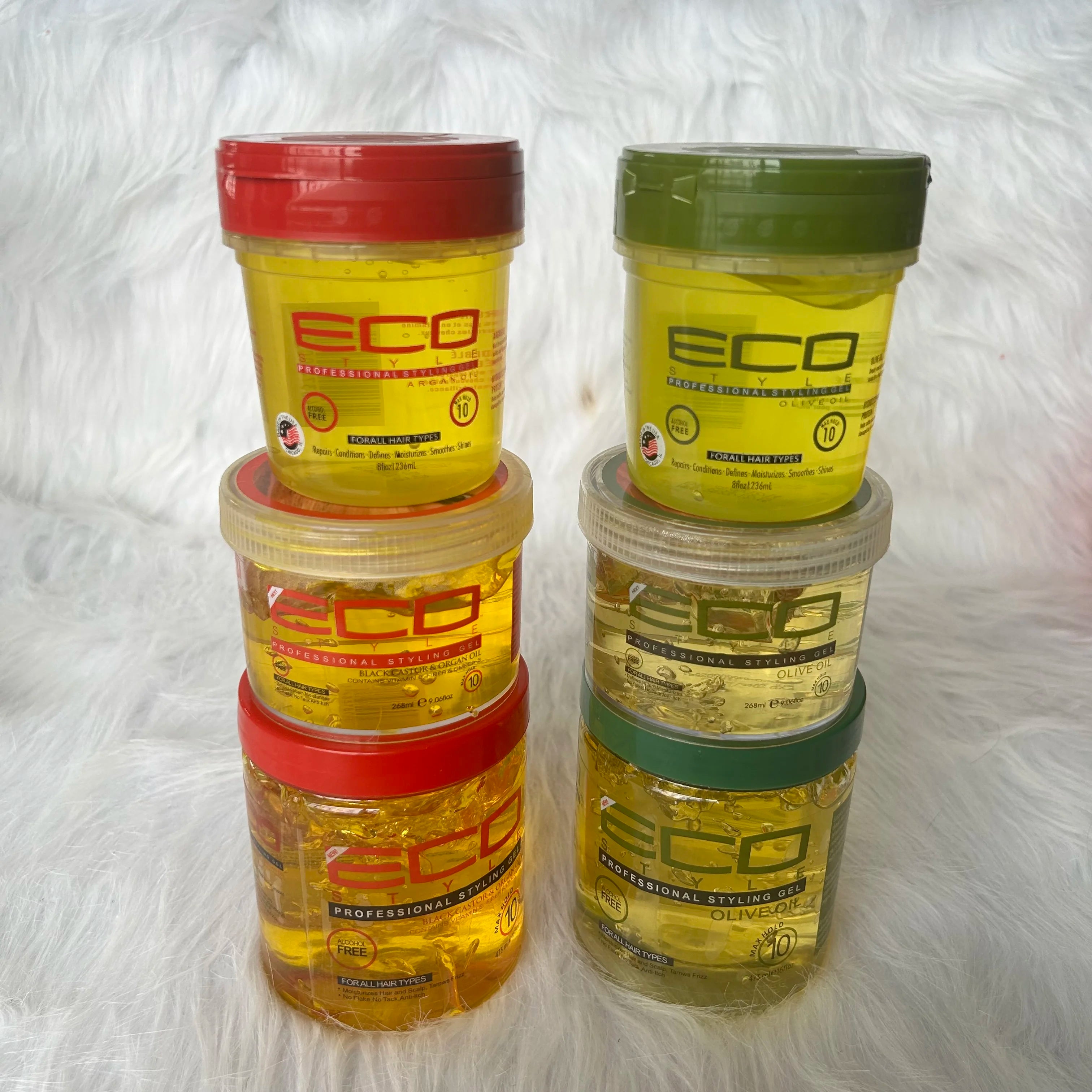 Factory Sell Custom logo Hot Selling ECO Professional Styling Gel for All Hair Types 236ml 268ml 473ml Capacity
