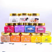 ROUSHUN Sugar Scrub with Vitamin C Lemon Coconut for Skin Cleansing Smoothing