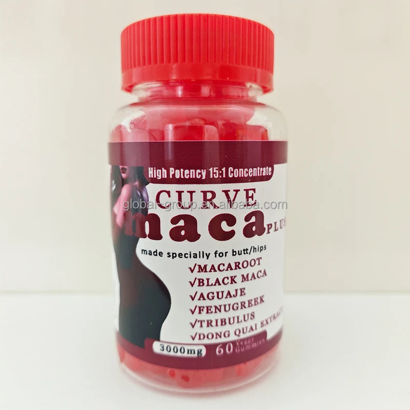 Hot Sale the Best Maca Supplement for Big and Round Buttock Booty Hip up Butt Enlargement Protein Powder and Capsule Set