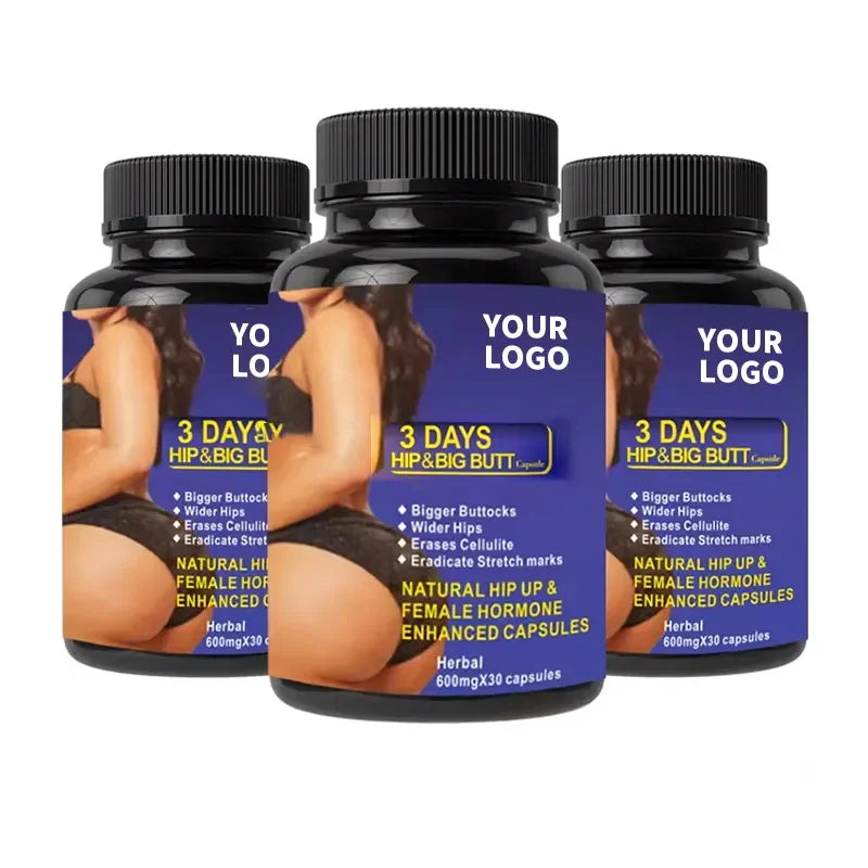 Private Label Best Selling Big Butt Enlargement Hips Capsule Lifting Butt Bigger Breast Enlargement Weight Gaining Pills