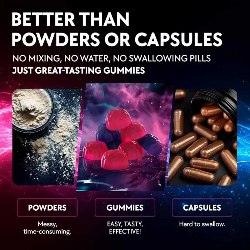 Chinese Wholesale Creatine Monohydrate Gummies Muscle Growth Healthcare Supplements Gummy Candy Strength & Energy Soft Candies