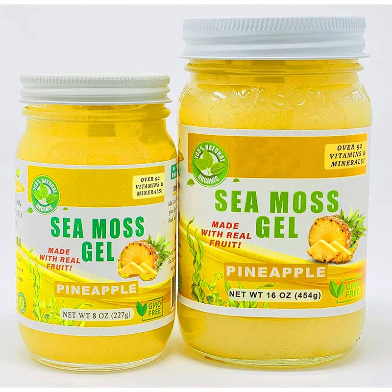 In Stock Irish Flavored Sea Moss Mixed Ginger Purple Seamoss Gel