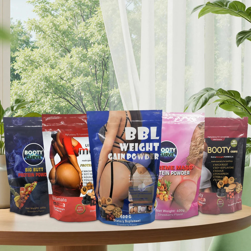 Maca Protein Powder Bigger Butt Hip Enhancement Booty Curve 100% Natural Herbal Maca Powder for Bigger Butt