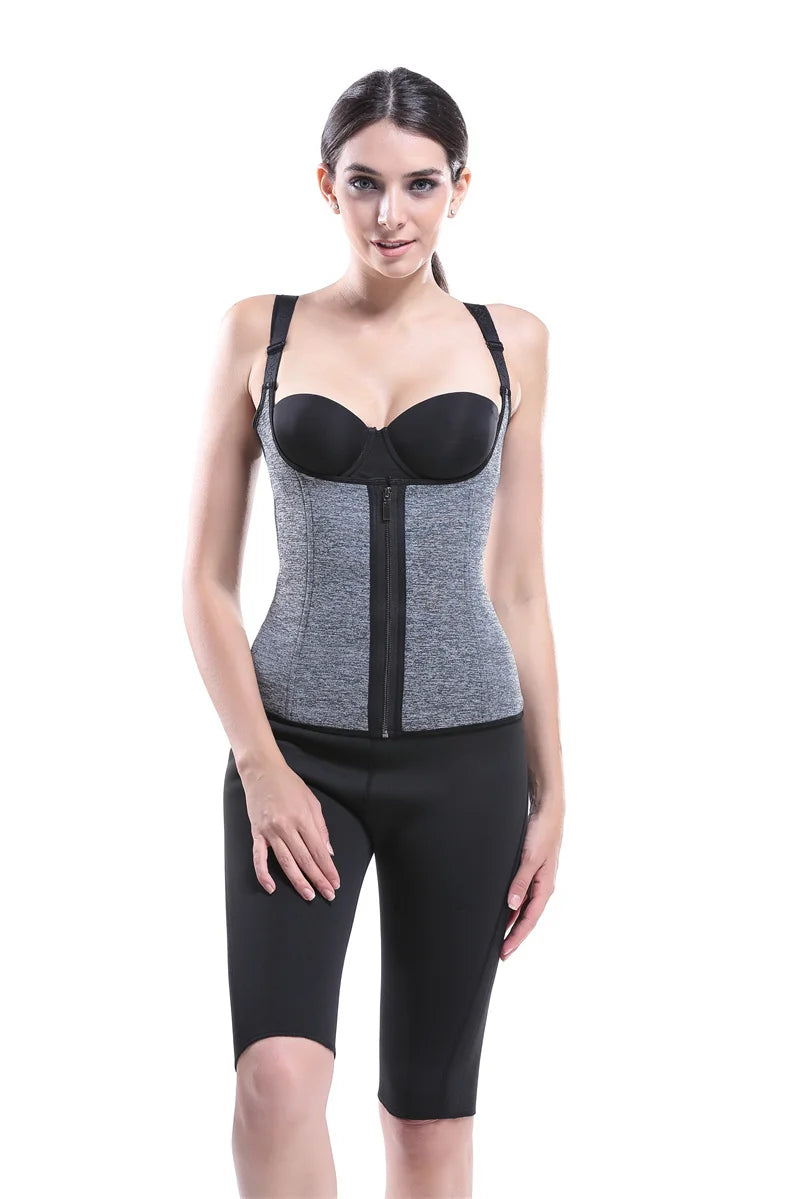 Hot Selling Women Plus Size Slimming Latex Corset Top Waist Trainers and Shape Wear With Zipper