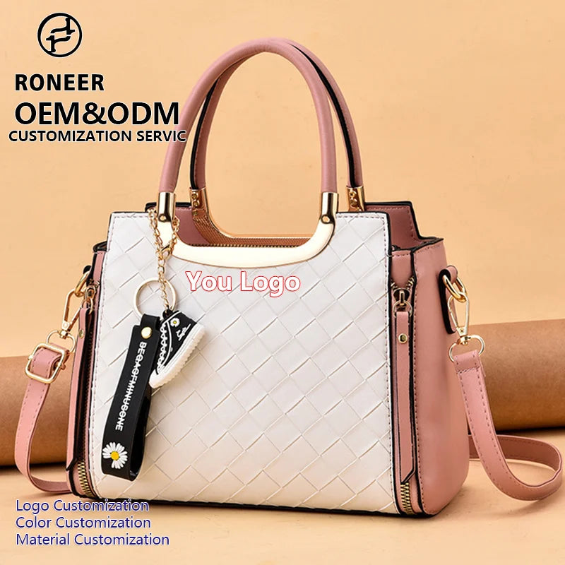 2025 Summer Collection Wholesale Fashion PU Leather Crossbody Shoulder Bag for Women Main Femme Cross Bags Handbag Bag for Women