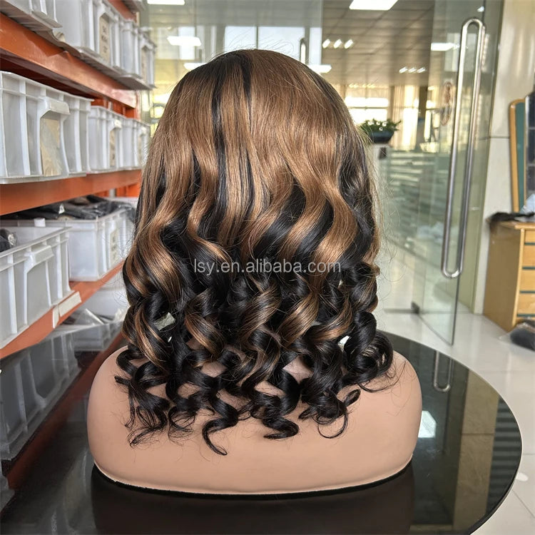 Short Loose Body Wave Wavy Lace Front Human Hair Wigs for Black Women Full Hd Lace Wig Human Hair Bob Wavy Human Hair Wigs