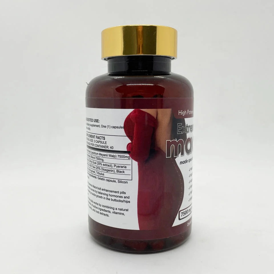LOW MOQ Ultimate Maca Pills for Butt Hips Enlargement Hip Enhancement Capsules MACA Capsules Ultimate Curve Hip and Butt Booster