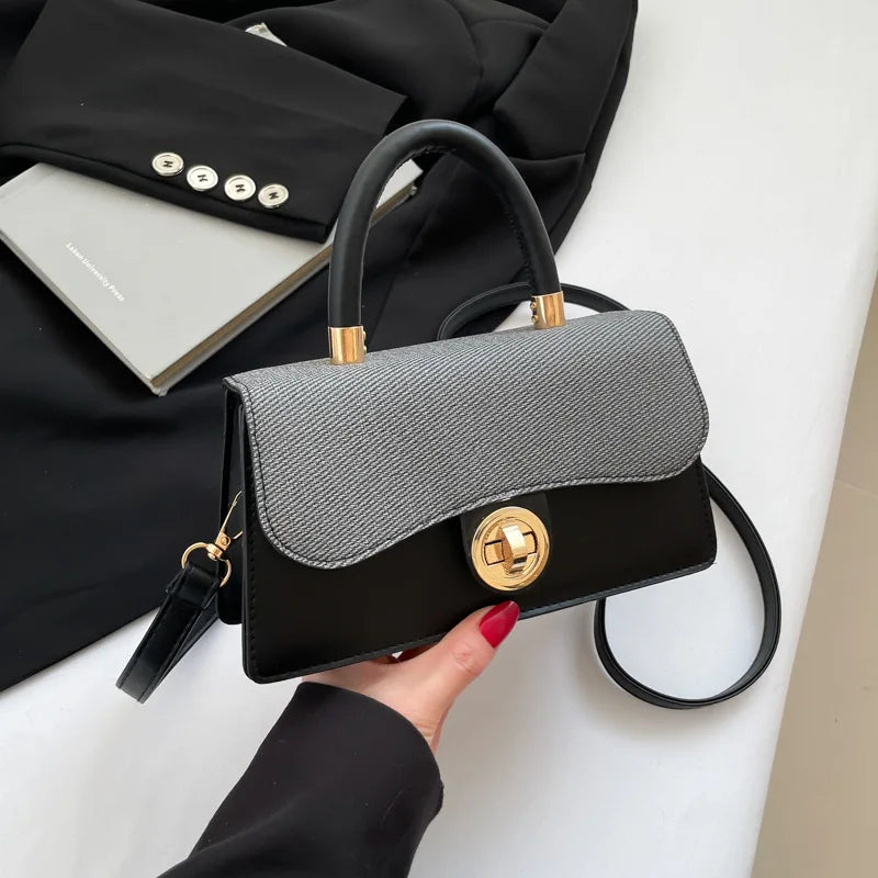 2025 New Women's Commuting Light Luxury Single Shoulder Crossbody Bag Women's Handbag Small Square Bag