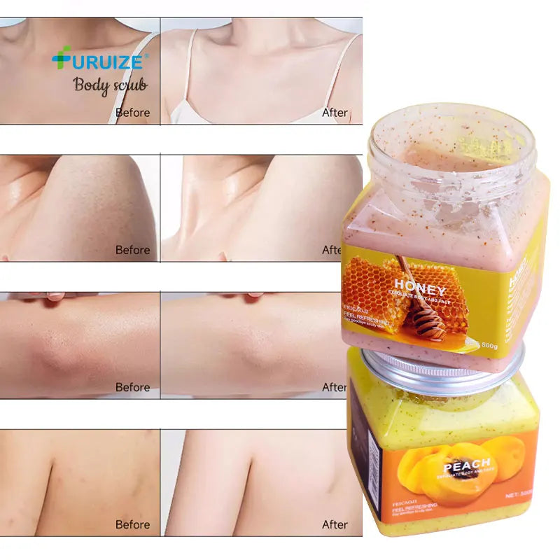 Wholesale Custom Body Scrub Natural Exfoliating Moisturizing Skin Fruit Watermelon Marshmallow Body Scrub
