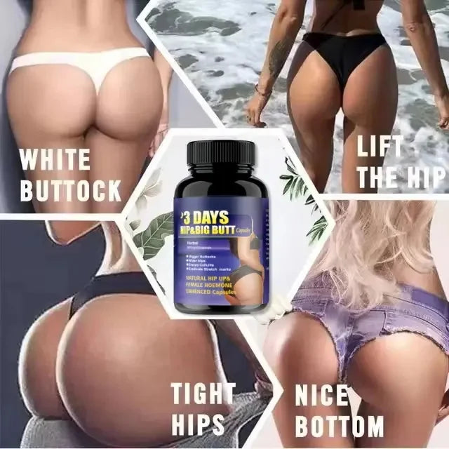 Private Label Best Selling Big Butt Enlargement Hips Capsule Lifting Butt Bigger Breast Enlargement Weight Gaining Pills