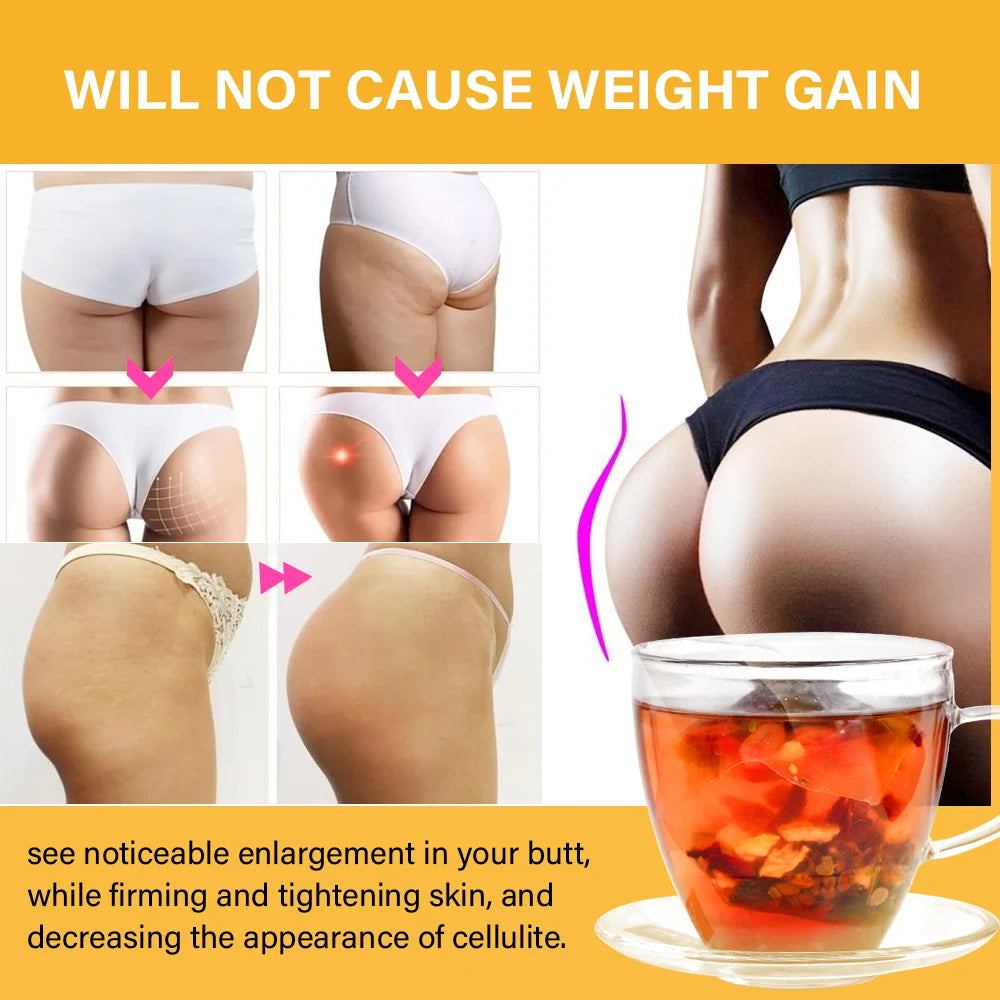 Women Hip Big Butt Tea Enhancement for Buttock Firming Lifting Hot Selling Chinese Herbal Organic Buttock Enlargement
