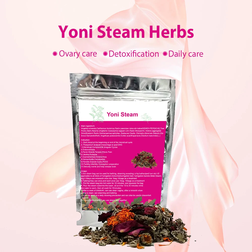 Female Intimate Part Care Vaginal Steaming Private Label Yoni Steam Herbs for Fertility