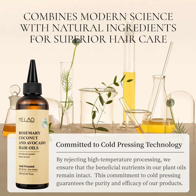 Rosemary Essential Hair Loss Oil Growth Oil Hair Strengthening Dandruff Itchy Deep Rosemary Coconut Avocado Hair Oil
