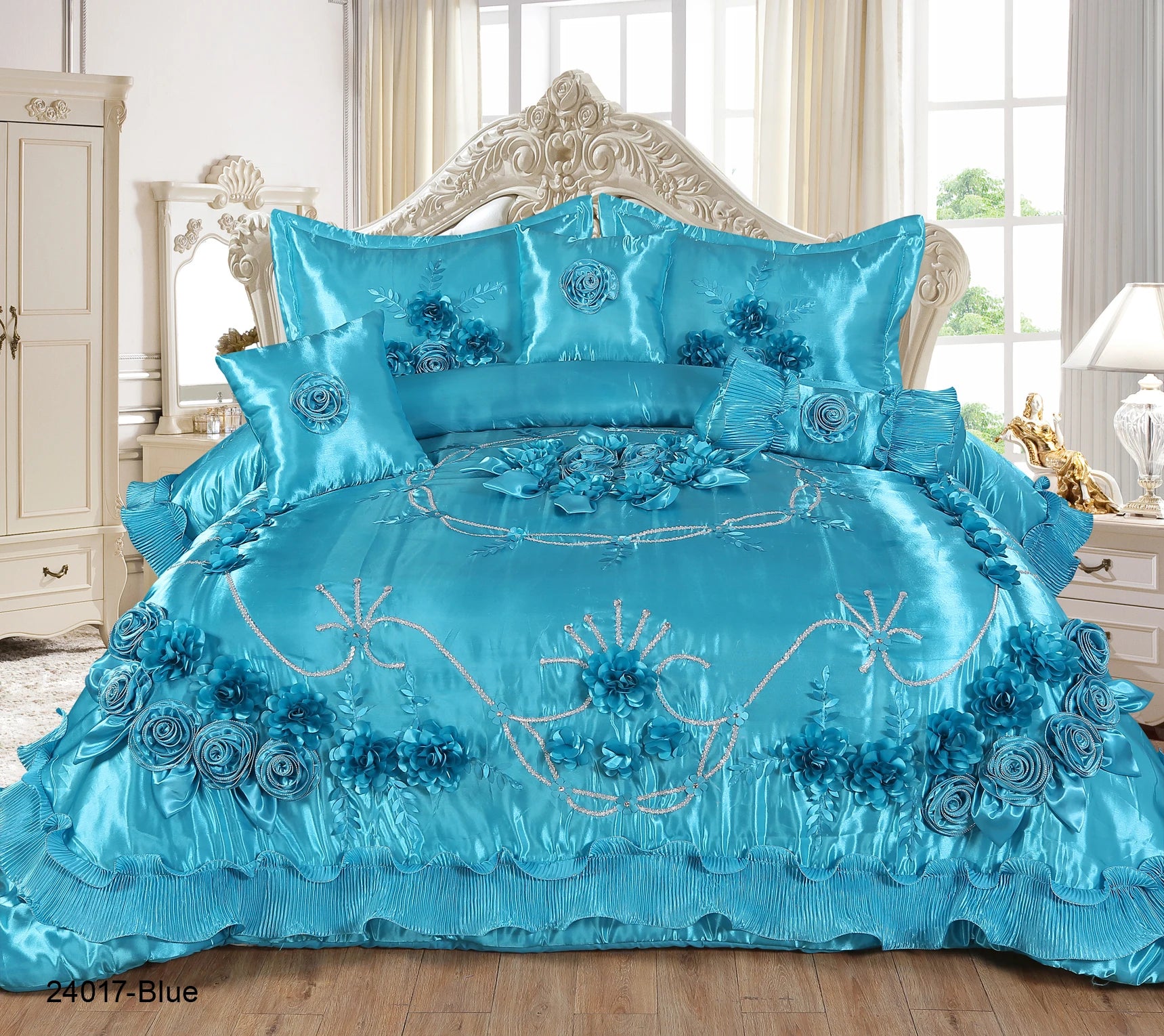Valentine's Day Wedding Sheet Set Bedding Set king Size for Sale Bride Cotton Duvet Set Bed Sheet king Ready to Ship