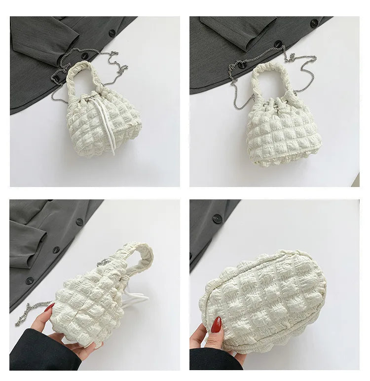 New Luxury Handbag Wholesale Bulk Purchased Large Capacity Fashion Ladies Puffy Purse Shoulder Bag Tote Bag Shoulder Bag