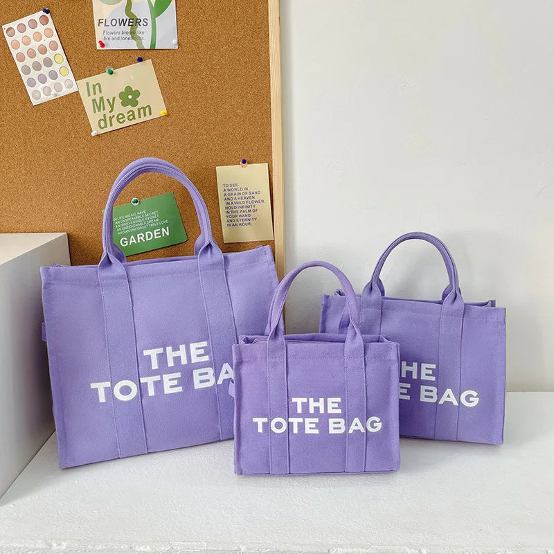 Printed Tote Bag High Version Large Capacity Hand Bill Shoulder Letter Crossbody