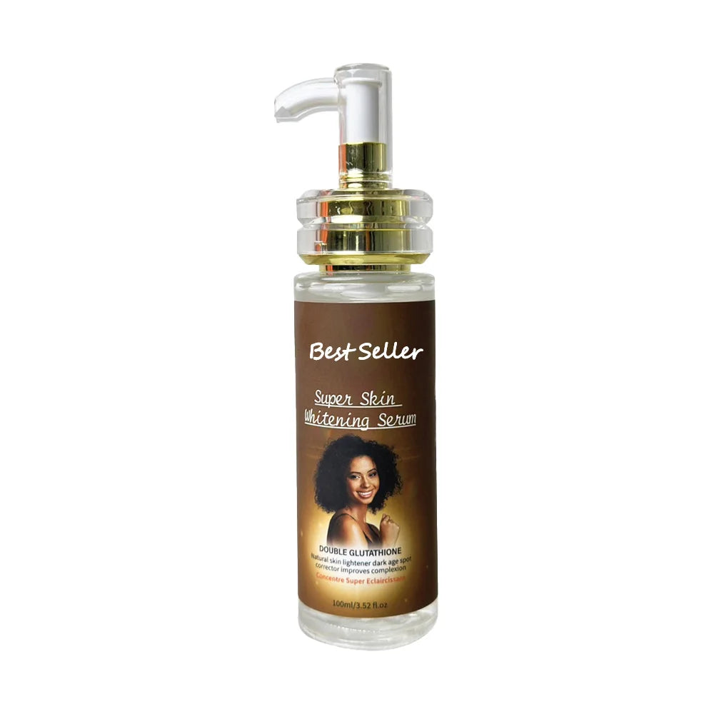 Best Seller Whitening Skincare Kit with AHA Vitamin C Includes Body Lotion Serum Face Soap & Dark Spot Corrector for Brightening