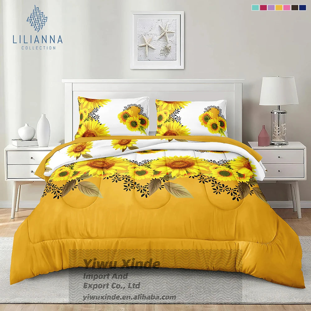4piece Bedding Duvet Set Comforter Sets Bedding Luxury Cotton Comforter Sets king Size for Cold