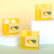 Best-Selling Exfoliating Pineapple Enzyme Soap with Bamboo Charcoal for Gentle Dead Skin Removal & Oil Control in All Skin Types