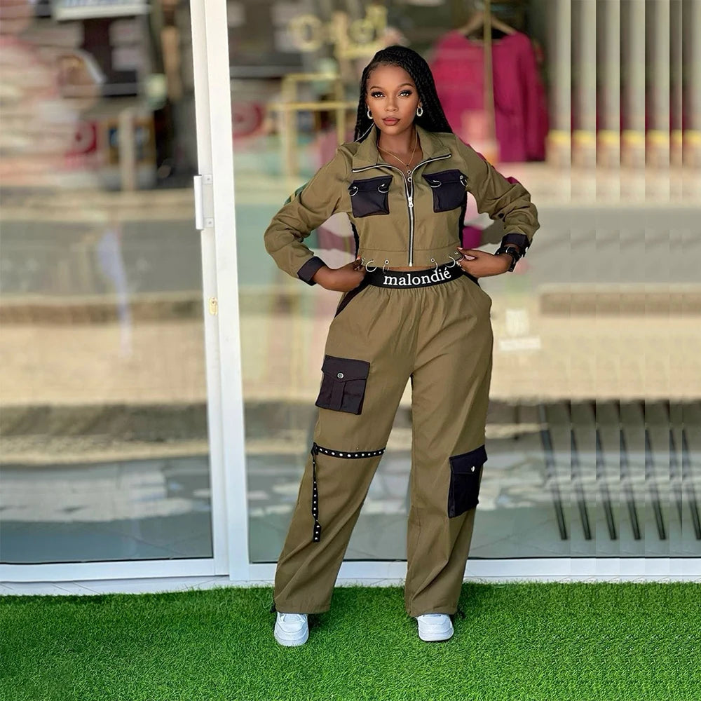 M-XL Available CH7445 Woman Casual 2 Piece Set Top and Pants Set T-shirt with Trouser Set for Daily