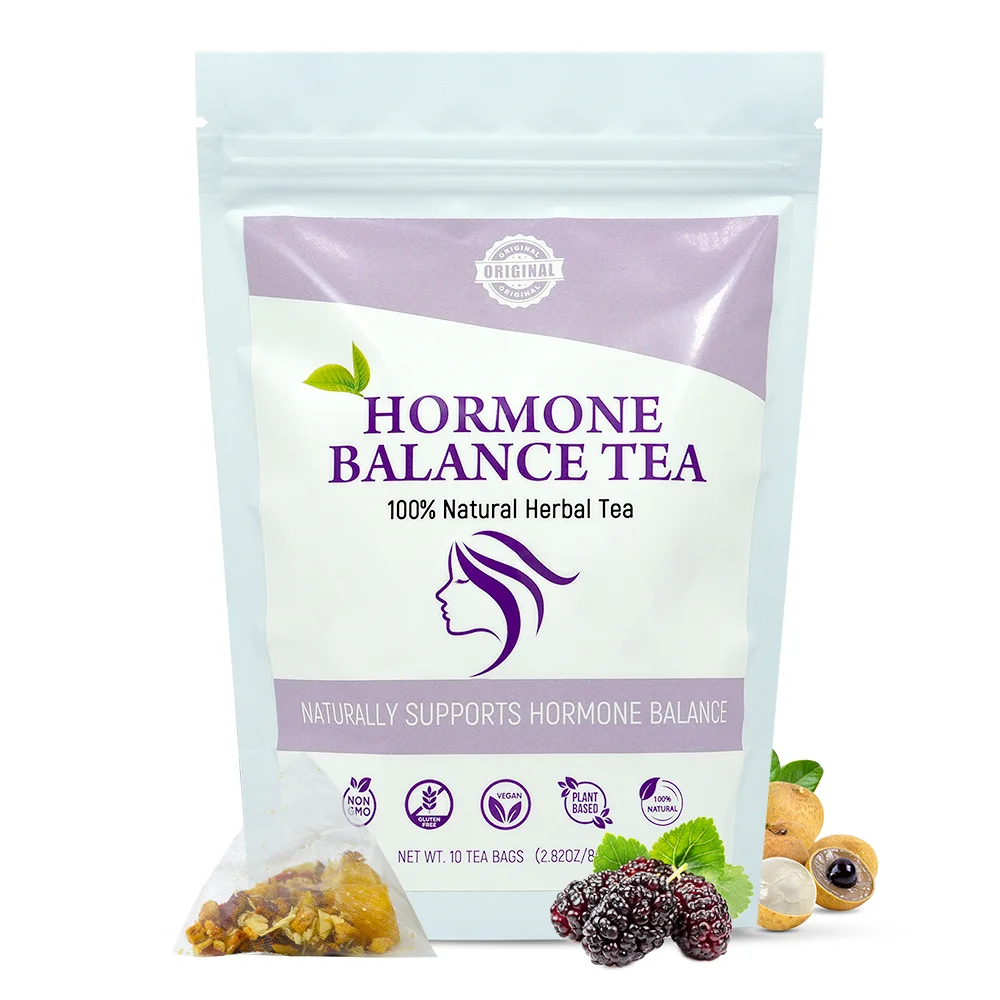 Chinaherbs Factory Direct Organic Hormone Balance Tea Menopause Wellness Hormone Balance Tea