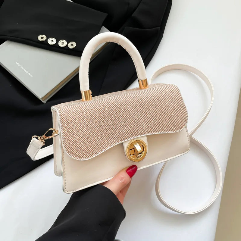 2025 New Women's Commuting Light Luxury Single Shoulder Crossbody Bag Women's Handbag Small Square Bag