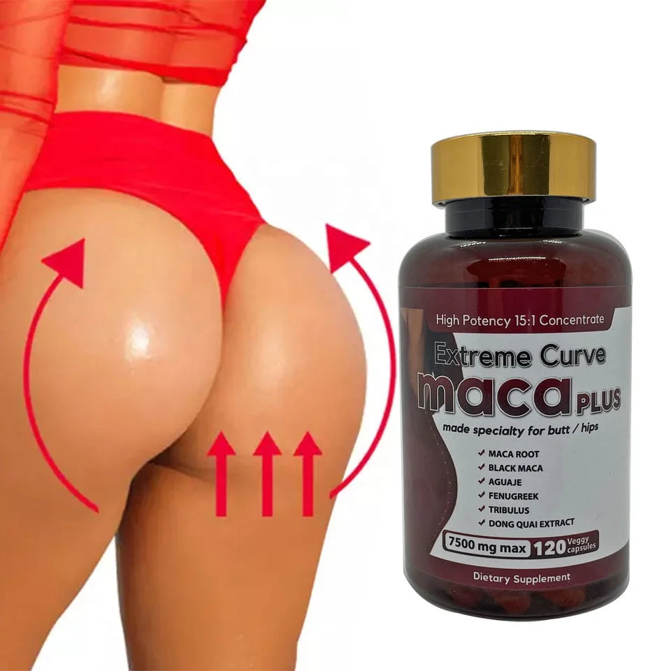 LOW MOQ Ultimate Maca Pills for Butt Hips Enlargement Hip Enhancement Capsules MACA Capsules Ultimate Curve Hip and Butt Booster