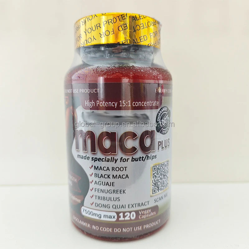 Hot Sale the Best Maca Supplement for Big and Round Buttock Booty Hip up Butt Enlargement Protein Powder and Capsule Set