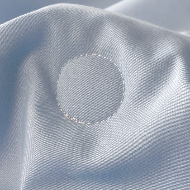 New Arrival Washed Silk Embroidery Solid Comforted  4PCS Duvet Quilt Set
