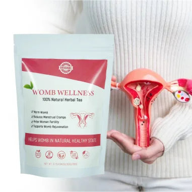 Chinaherbs Natural Womb Tea Female Period Menstrual Cramps Warmer Hormone Balance Glowing Beauty Care Packaged in Bag