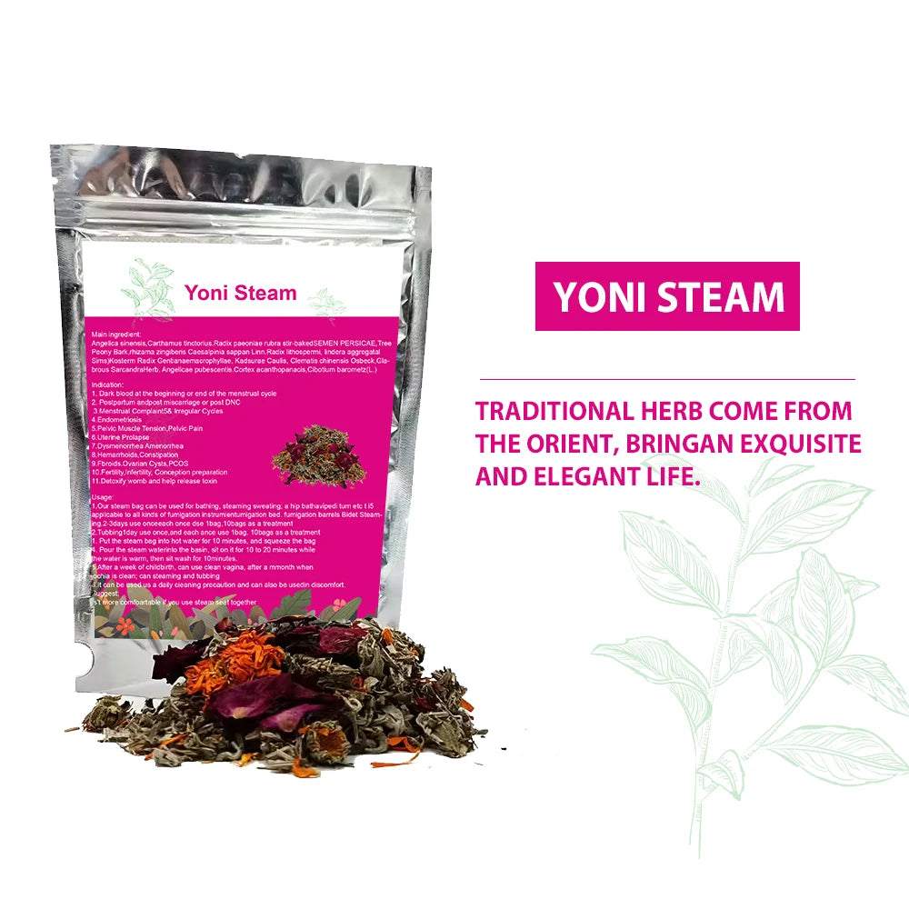 Female Intimate Part Care Vaginal Steaming Private Label Yoni Steam Herbs for Fertility