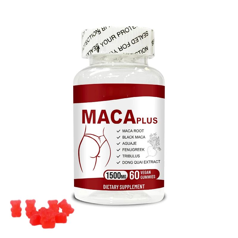OEM/ODM Private Label Organic Maca Gummies Vegan Dietary Fiber Supplements