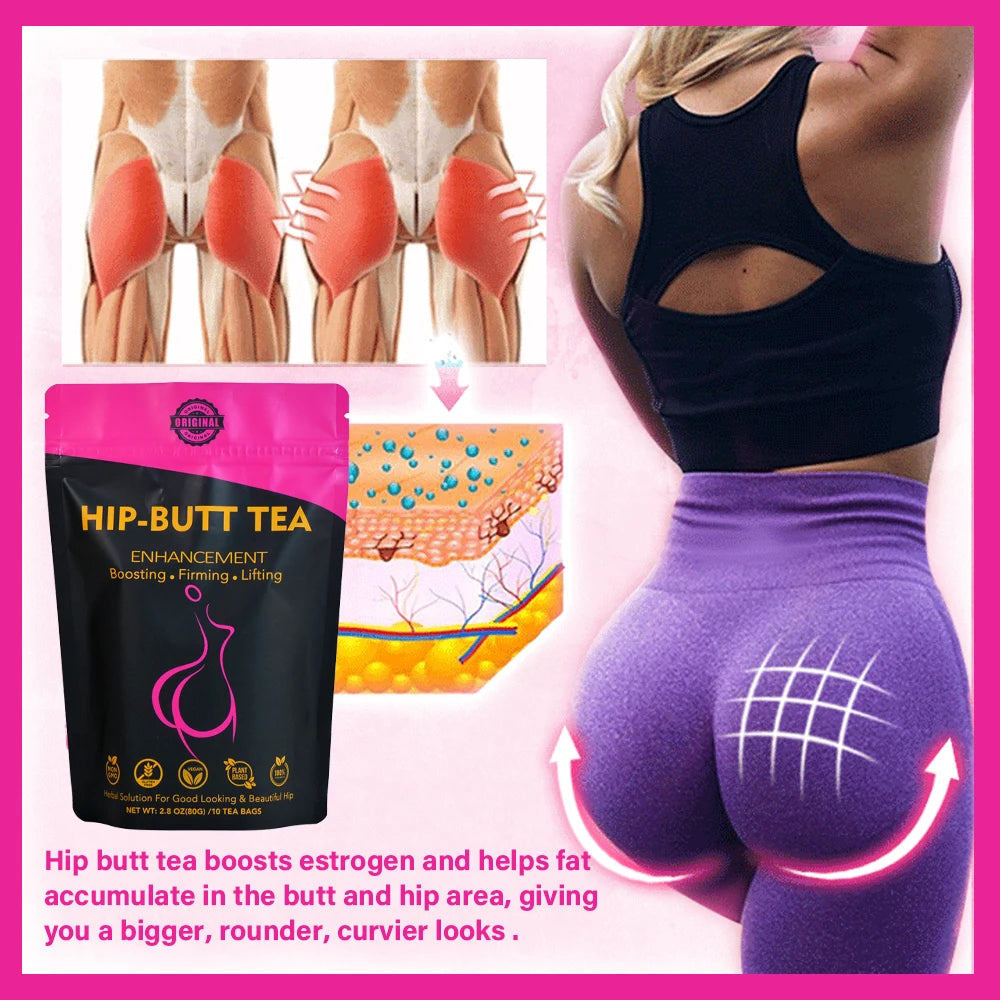 Women Hip Big Butt Tea Enhancement for Buttock Firming Lifting Hot Selling Chinese Herbal Organic Buttock Enlargement