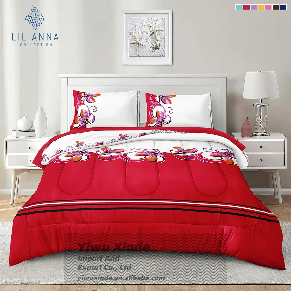 4piece Bedding Duvet Set Comforter Sets Bedding Luxury Cotton Comforter Sets king Size for Cold