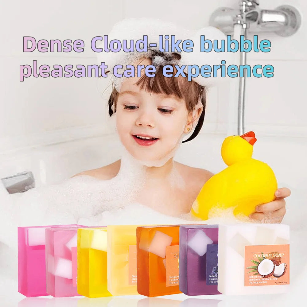 Best-Selling Exfoliating Pineapple Enzyme Soap with Bamboo Charcoal for Gentle Dead Skin Removal & Oil Control in All Skin Types