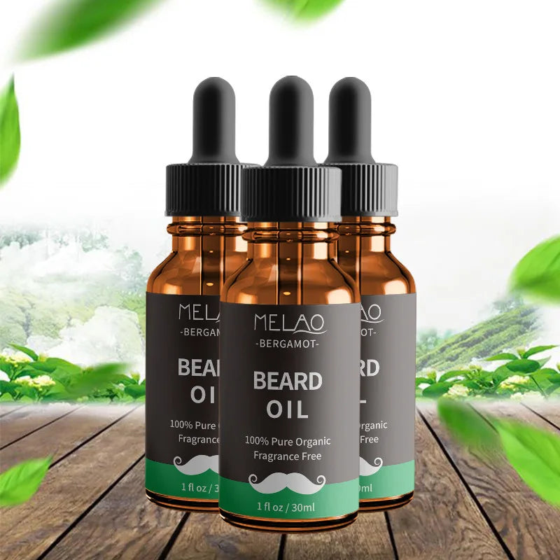 Cross Border Herbal Argan Beard Oil Double Moisturizing Men's Care Wholesale