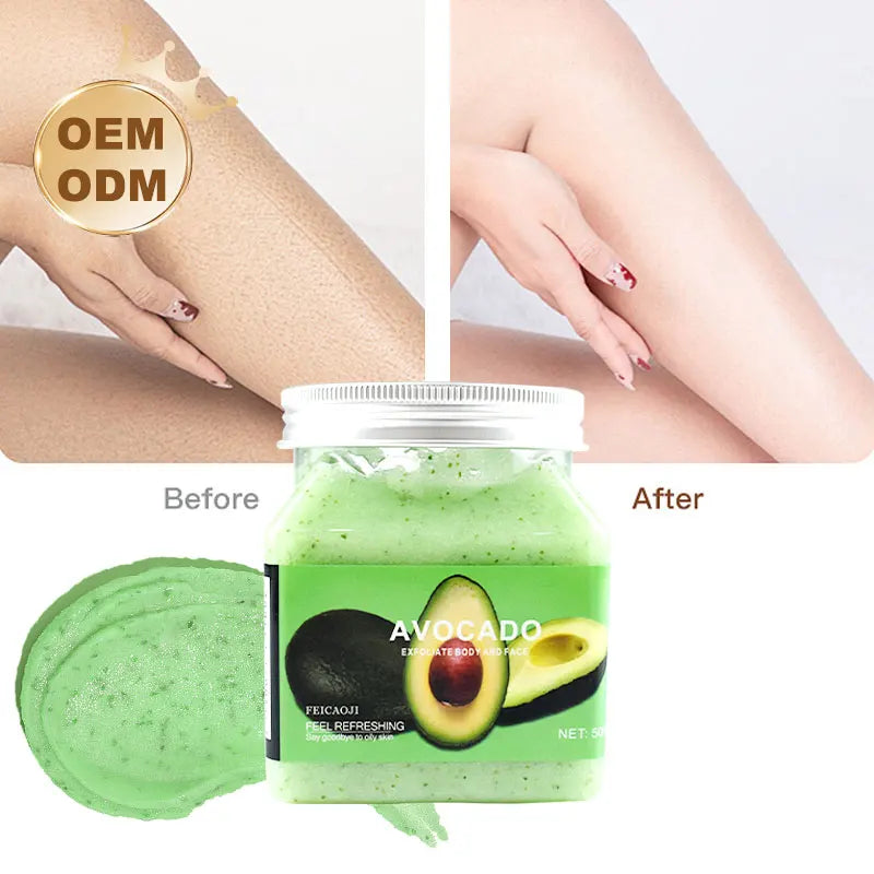 Wholesale Custom Body Scrub Natural Exfoliating Moisturizing Skin Fruit Watermelon Marshmallow Body Scrub