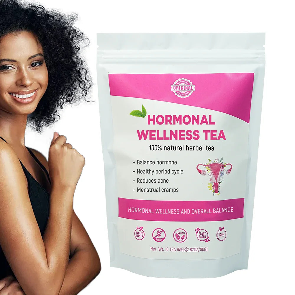 Chinaherbs Womb Tea Natural Plant Based Vegan Raspberry Ginger Spearmint Ashwagandha Female Fertility Hormone Wellness Tea