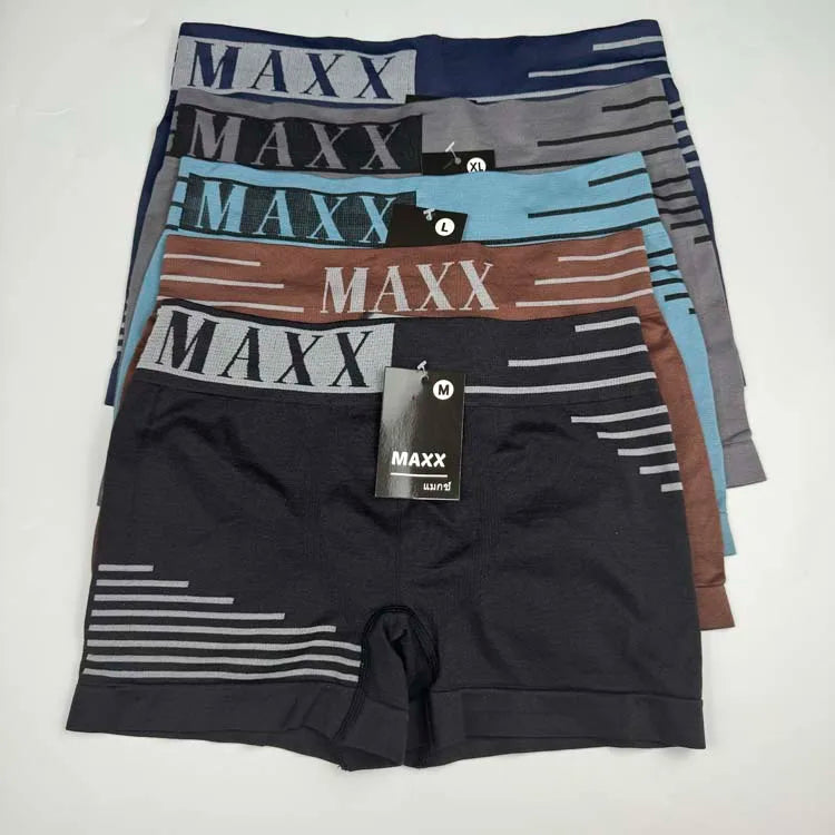 Wholesale Mid-Rise Seamless Trunk Underwear High Stretch Polyamide Fabric Underpants Boxer Briefs