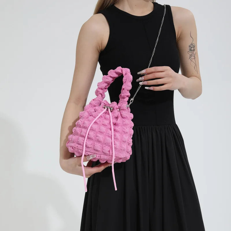 New Luxury Handbag Wholesale Bulk Purchased Large Capacity Fashion Ladies Puffy Purse Shoulder Bag Tote Bag Shoulder Bag