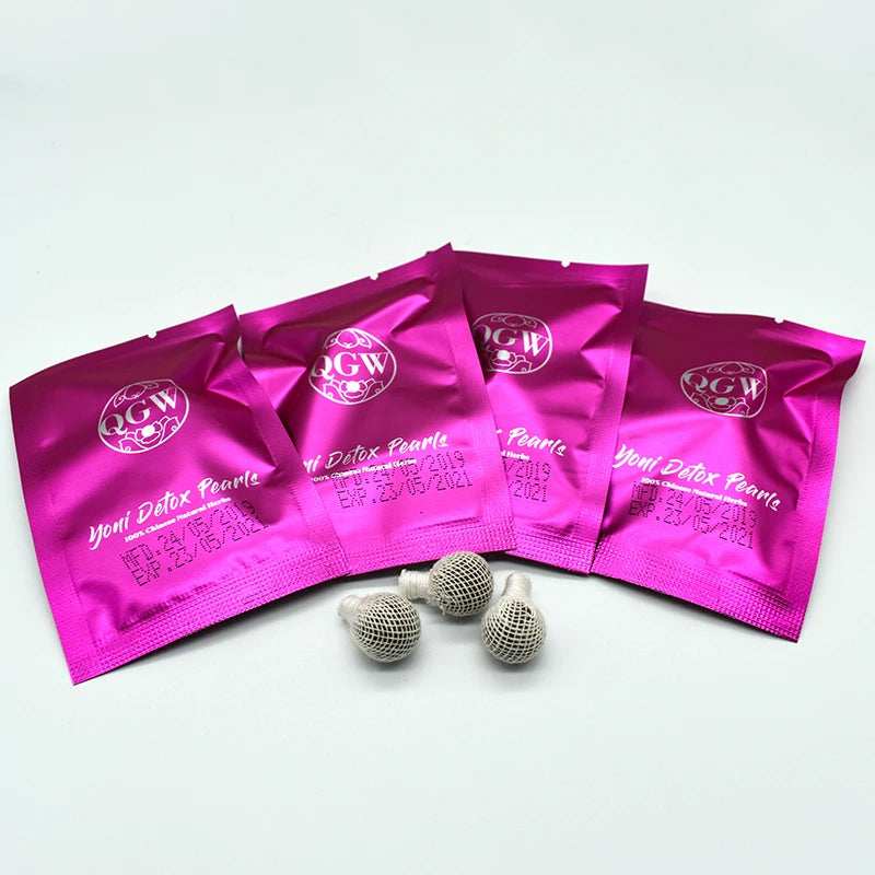 100 % Herbal Vaginal Cleaner Detox Pearls Yoni Tightening Detox Pearls Cleanse Tampons Yoni Pearl